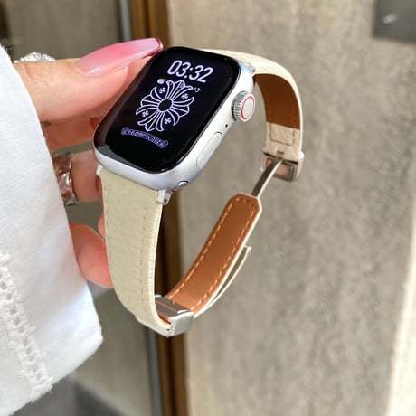 レザー製 Apple watchバンド マグネット式 アップルウォッチベルト Ultra3 series11 10 98 7 6 SE3 SE2  使いやすい[M5755]