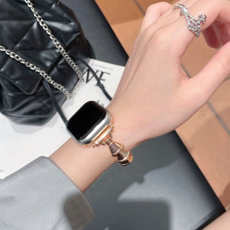 金属 Apple watch Series10バンド おしゃれ アップルウォッチバンド Ultra series8 7 6 5 4  3 2 SE SE2 高品質高級感[M5115]