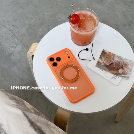 MagSafeリングスタンド付 iPhone17Pro/17ケース カメラ保護カバー iPhone16Pro/15ProMaxケース 使いやすい 頑丈便利[M6395]