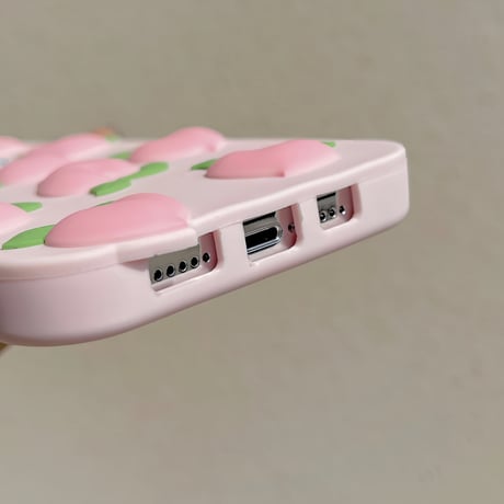 ピーチ桃 iphone14/13ケース 立体感可愛い iPhone12/11カバー 頑丈 シリコン キュート プレゼントにおすすめ[M2914]