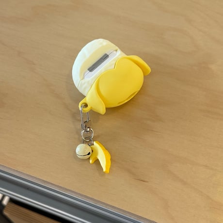 バナナ Airpods4ケース ギフトにおすすめ airpods3/2カバー AirpodsPro2ケース キーチェーン付き かわいい果物デザイン[M5423]