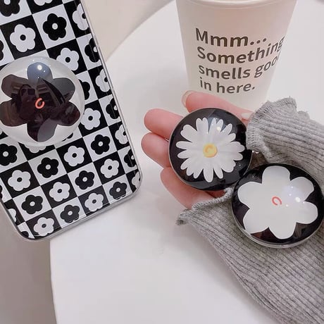 折り畳み式 グリップ  可愛い円形 ins人気スマホグリップ ポップソケット  スタンド機能付き  全機種対応 M813