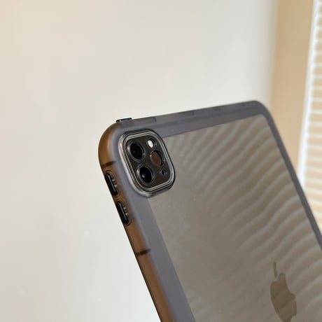 透明 背面型 iPad Pro11inchケース  艶あり iPad Air第4/3世代カバー mini4/5/6  シンプル 使いやすい 軽量頑丈  男女兼用[M2476]