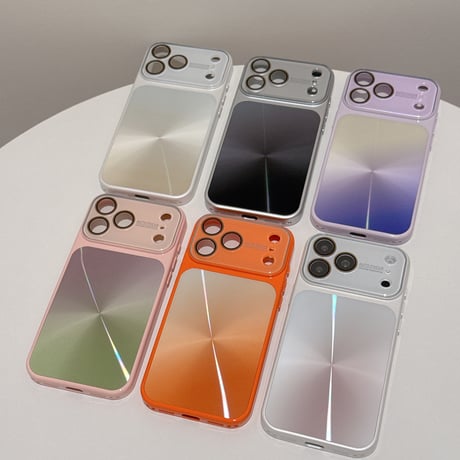 レーザー光る iPhone17Pro/17Promaxケース キラキラ感 カメラ保護 iPhone16/15Pro/14Proカバー 頑丈 [M6418]