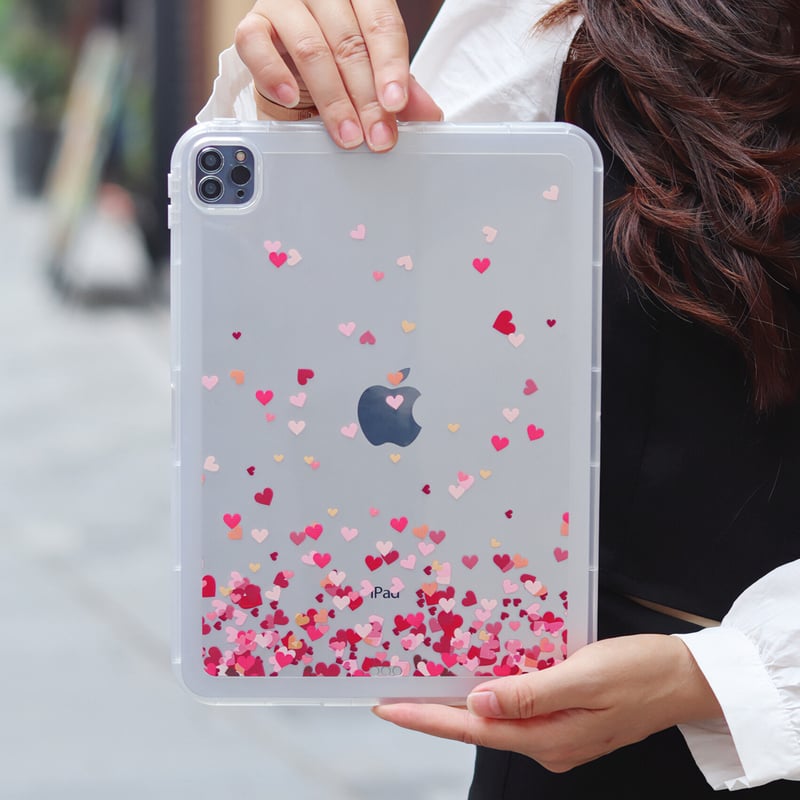 ハート柄 iPad 10.9(第10世代)ケース クリア iPad air10.9inch ハート柄 iPad 10.9(第10世代)ケース クリア iPad air10.9inch