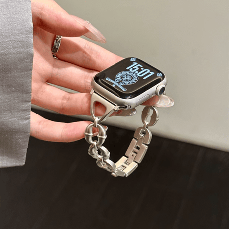 高級感 洗練 AppleWatchバンド シック メタルアップルウォッチ10/9 チェーン  Ultra3/2/1 Series 10/9/8 SE3/2/1 お洒落 人気アイテム[M5666]