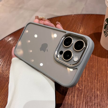 iPhone15/15Proケース クリア 高透明 黄ばまない 金属レンズ枠  頑丈 for iPhone12/13/14カバー オシャレさんにおすすめ[M3503]