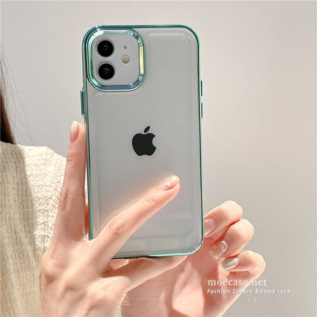 【iPhone16対応】黄ばまないアイフォン15pro/14promaxケース 高透明  高級感 メッキ 耐衝撃加工[M2260]