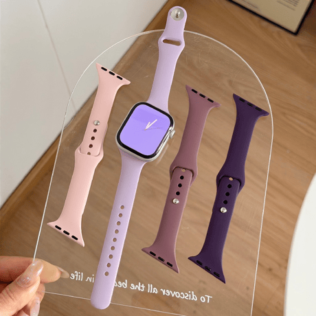シリコン AppleWatchバンド シンプル風 シック Series11/10/9 Ultra series8 7 6 5  SE アップルウォッチベルト 使いやすい[M6511]