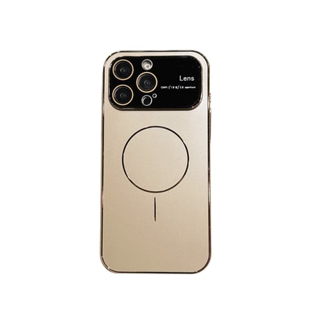 耐衝撃耐久性 iPhone17pro/16promaxカバー レンズ保護 Magsafe対応 iPhone15pro/14/13カバー 丈夫 高級感 [M5372]