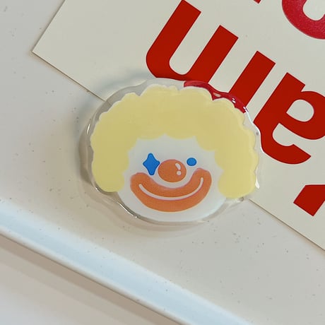 可愛い動物 スマホグリップ 全機種対応 折り畳み式グリップトーク 卓上スタンド機能付き 粘着タイプ[M2918]