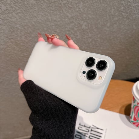 薄型軽量 iPhone16pro/16ケース 指紋防止 マット素材 iPhone15promax/14/13proカバー 半透明 夏向け 男女兼用  [M5366]