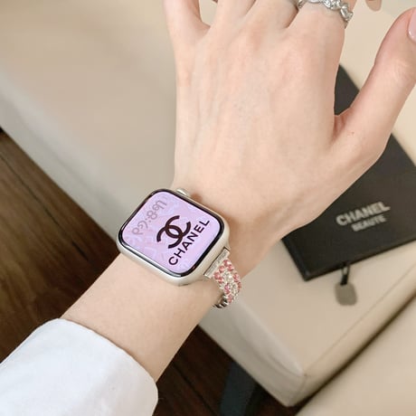 ダイヤ アップルウォッチバンド 高級感  AppleWatchブレスレット Series11/10/9/8 SE3/2 40/41/42mm 高品質 キラキラ感[M6303]