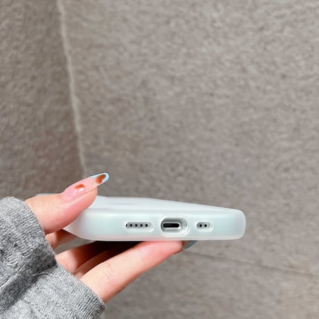 指紋防止 半透明 iPhone15/15proケース マット 淡色系 iPhone14pro/13promaxカバー 夏に人気 [M4516]