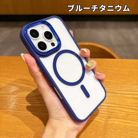 iPhone16Pro/16ProMaxケース MagSafe 耐衝撃 透明 iPhone15pro/14promax/13/12カバー 黄ばまない 高品質[M4674]