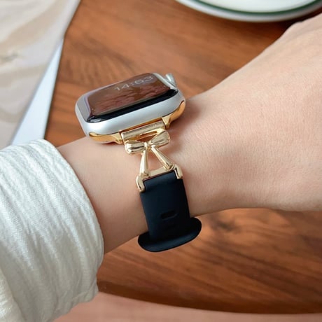 シリコン Applewatchバンド リボン アップルウォッチベルト Ultra3 series11 10 98 7 6 SE3 SE2  シンプル風 耐久性ある[M6263]