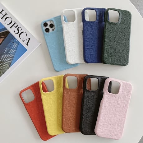 革製 iPhone14plus/14proカバー シンプル風 アイフォン13pro/12mini/11proケース おそろい 高品質 使いやすい [M2571]