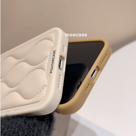 皮 水紋 iPhone15/15Proケース シック iPhone14Pro/13/12Proカバー  ファッションセンスいい 高級感[M3792]