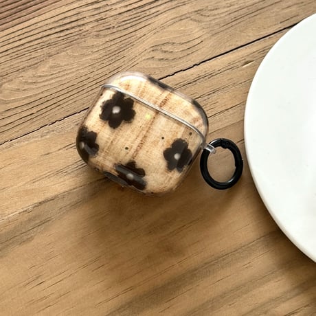 花柄 Airpods 4ケース シック Airpodspro2/proカバー Airpods3/2 リング付き 可愛い[M4954]