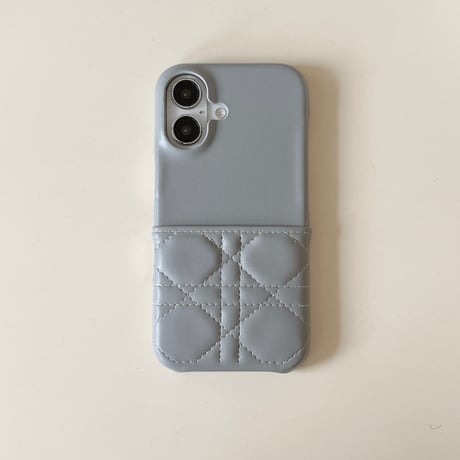 カード収納 iPhone16pro/16promaaxケース キルティング レザー iPhone15pro/14/13promaxカバー 耐久性ある エレガント [M5032]