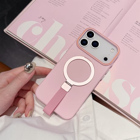 MagSafeリングベルト iPhone17Promaxケース 17Pro/17/17Airケース スタンド機能 耐衝撃 手さわりいい 高品質[M5627]