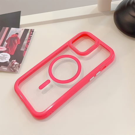 淡色Magsafe対応 iPhone15/15plus/15proケース くすみカラー iPhone14pro/13/12proカバー  頑丈 耐久性あり[M3955]