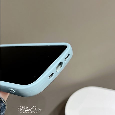 シンプル無地 iphone14/15ケース  シリコン製 アイフォン12/11カバー  かわいい 使いやすい お揃い 指紋防止[M3147]