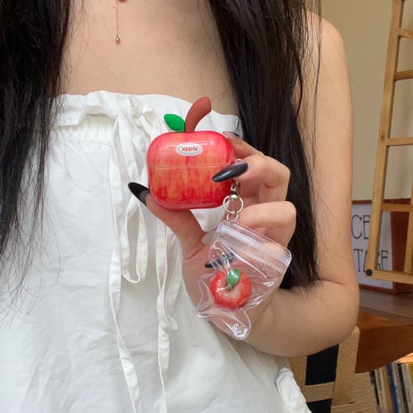 アップル Airpods4ケース キーチェーン付 AirpodsPro2ケース airpods3/2カバー かわいいギフトにおすすめ [M5501]