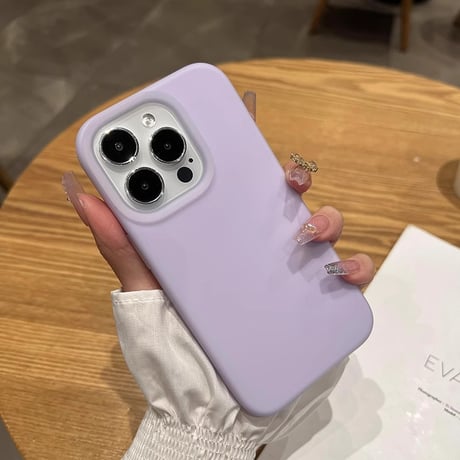 指紋防止 シリコンiPhone15/15pro/15plusケース  手さわりいい丈夫 iPhone14pro/13/12カバー シンプル風[M3938]
