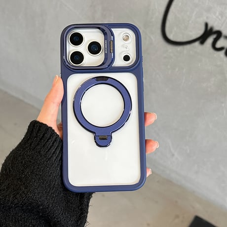 ダブルスタンド付 iPhone17pro/17promaxケース MagSafe対応  iPhone16/15/14カバー 高級感高品質耐衝撃 [M6023]