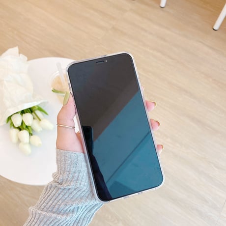 グリッター iphone12proカバー ラメキラキラアイフォン11プロ/iphone10ケース  カキ柄 インスタ映え スマホケース プレゼントM156