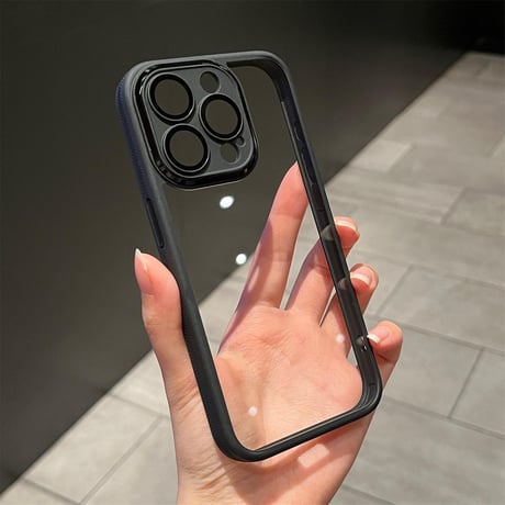 滑り止め加工 iPhone16pro/15promaxケース  高透明 黄ばまないアイフォン14Promax/13/12proカバー カメラ保護 高品質[M3676]