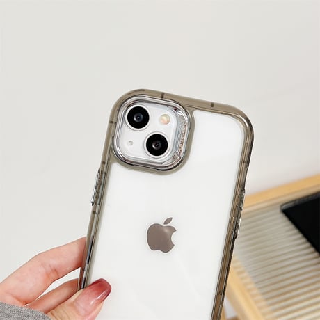 丈夫 iPhone15/15promaxケース シンプル風 アイフォン14promax/13pro/12ケース 透明感 持ち運びやすい [M4531]