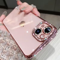 【iPhone17対応】ジュエリーデコ iPhone17e/16/14/15proケース  キラキラ オシャレ綺麗アイフォン13/12proカバー 高品質 カメラレンズフィルム付き [M1537]