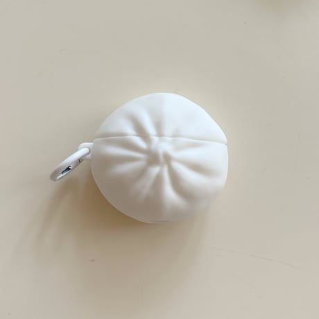 まんじゅう Airpods4ケース ギフトにおすすめ AirpodsPro2ケース airpods3/2カバー リング付き 面白い 食べ物デザイン[M5387]