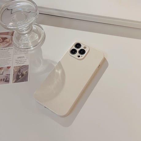 くすみカラー iPhone14/15ケース 韓国風淡色 アイフォン13/12/11カバー 上品で大人っぽい シンプル 全面保護 [M2912]