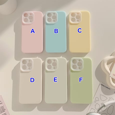 淡色系 iPhone15Pro/15ケース シリコン製 iPhone14Pro/13/12カバー 手さわりいい 丈夫 包装BOX付[M4502]