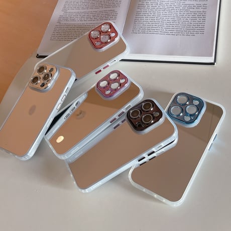 鏡 iPhone15/15proカバー キラキラレンズフイルム付 iPhone14promax/13pro/12ケース シンプル 頑丈[M4225]