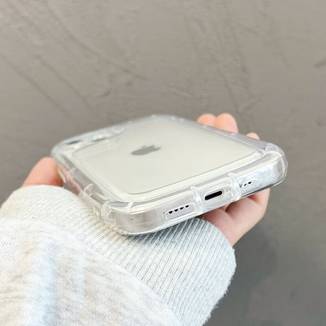 耐衝撃 透明iPhone14/15ケース クリアアイフォン13/12proカバー 全面保護 使いやすい 落下防止枠 トレンド [M2778]
