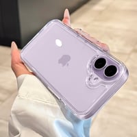 iPhone17ケース ラベンダー/ミストブルー/セージに合う iPhone17Pro/Air/ProMaxケース 高透明 ブラック/ブラック 高透明[M2142]