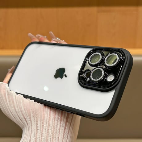 キラキラカメラカバー iPhone15pro/15promaxケース 黄ばまない 丈夫 iphone14/13/12proケース オシャレ 超人気[M3664]