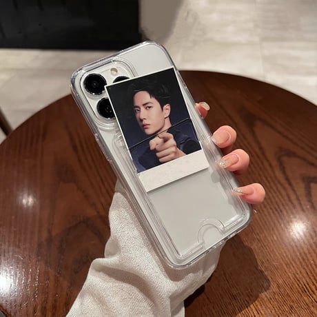 iPhone16/16Proケース カード収納 クリアiPhone15plus/14/13proケース 黄ばまない シンプル 高品質 [M4624]