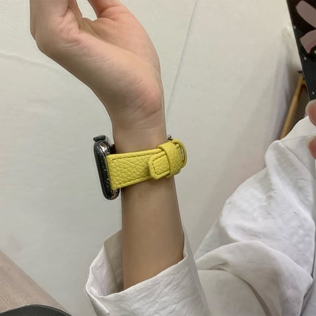 レザー Apple watchバンド エレガント アップルウォッチベルト Ultra3 series11 10 98 7 6 SE3 SE2  高級感 耐久性ある[M5800]