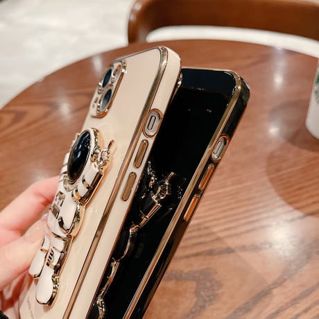 宇宙飛行士 iphone14/13promaxケース  スタンド機能 iphone12/11promaxカバー  高品質  可愛い[M2056]