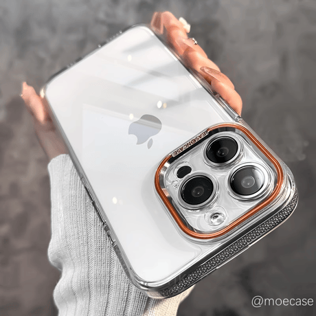 高透明 iPhone15/15proケース 滑り止め 丈夫iphone14Pro/13promaxケース 黄ばまない 画質に影響しないレンズフィルム付[M3738]