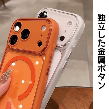 高品質 iPhone17pro/17promaxケース MagSafe対応 滑り止め加工 iPhone16/15promax/14/13proカバー 耐衝撃 黄ばまない[M6062]