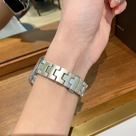 高級感 Apple watch Series10バンド おしゃれ金属 アップルウォッチバンド Ultra series8 7 6 5 4  3 2 SE SE2 高品質 セレブ愛用[M5201]