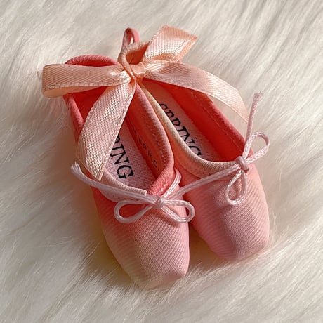 Ballet shoesグリップスタンド バレエシューズ・トウシューズ  グラデーションピンク かわいい舞踊靴  高品質 ギフトにおすすめ[M2910]