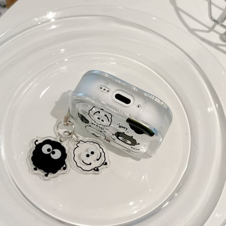 モンスター AirpodsPro3ケース 可愛い Airpodspro3/2/1カバー Airpods第3/2世代 キーホルダー プレゼントにおすすめ[M6441]