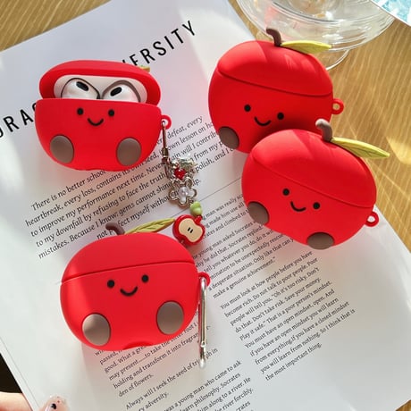 アップル Airpods4ケース プレゼントにおすすめ AirpodsPro2ケース airpods3/2カバー カラビナ/キーチェーン かわいい [M5516]